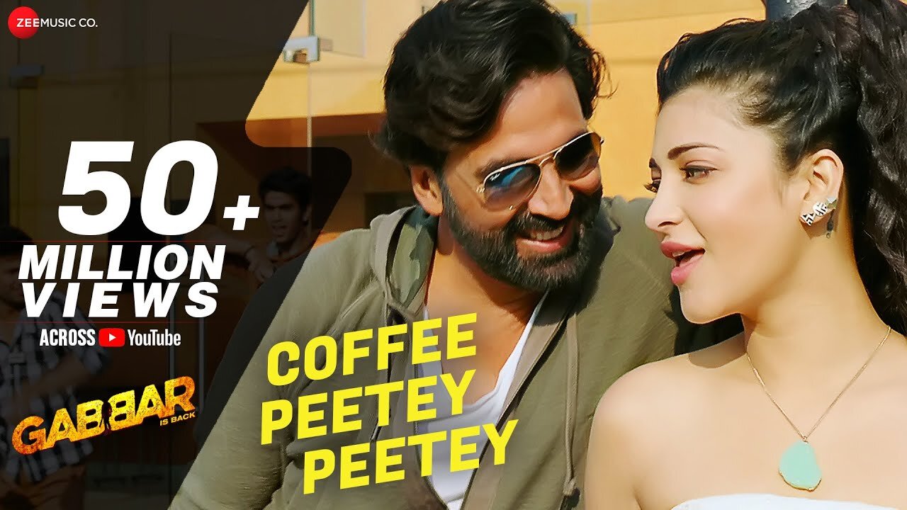Coffee Peetey Peetey Full Video - Gabbar Is Back | Akshay Kumar & Shruti Haasan
