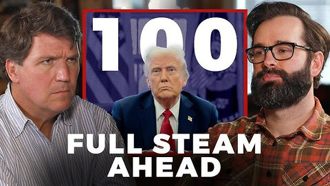 Trump Needs to Double Down on THIS - Matt Walsh and Tucker on Trump's 100 Days in Office