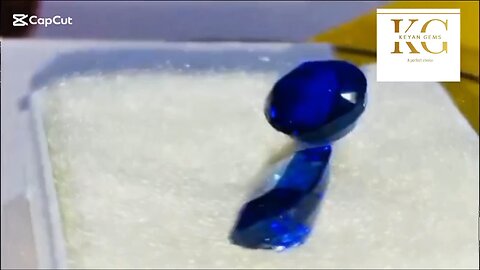 Blue sapphire gem stone