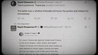 Dec 21 2025 - David K. Clements > The Immediate Liberation of Tina Peters: A Plain Reckoning