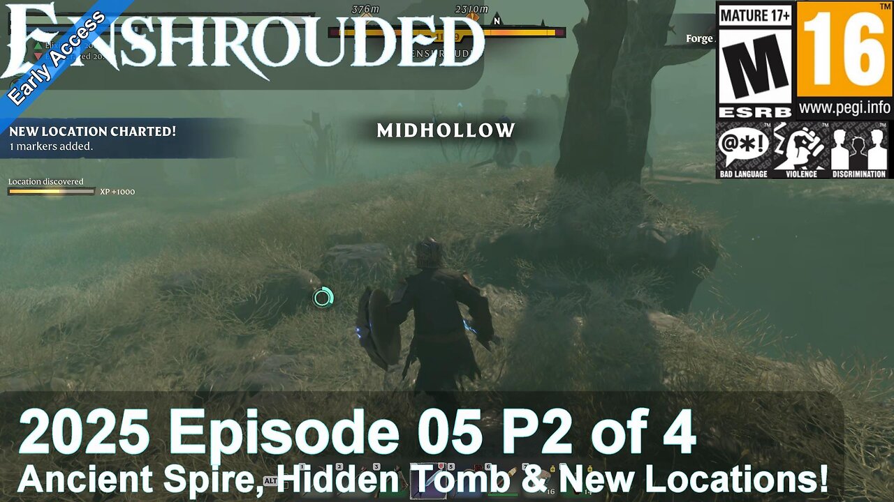 Enshrouded (2025 Episode 05 P2 of 4) Ancient Spire, Hidden Tomb & New Locations!