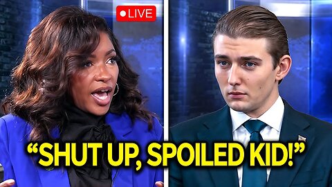 BARRON TRUMP TRIES TO HUMILIATE JASMINE CROCKETT – HER RESPONSE LEFT HIM BEGGING ON LIVE TV!