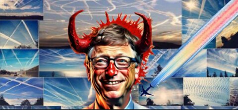 Bill Gates Spraying Chemtrails In n Canada, Causing Mass Psychosis & Suicide