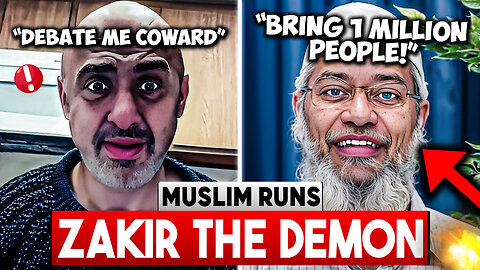 Zakir Naik OPENLY ADMITS He's RUNNING From Sam Shamoun... And Why He's SO TERRIFIED To Debate Him