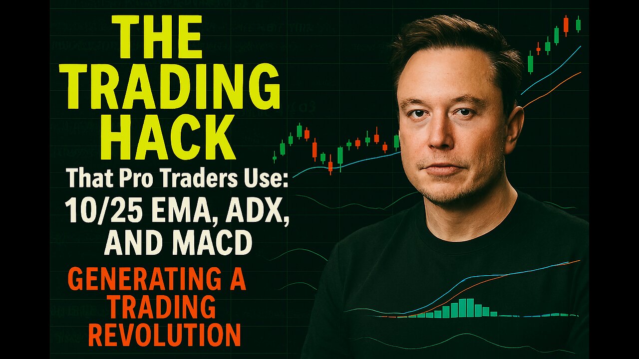 The SCALP TRADING HACK Pro Traders Use: 10/25 EMA, ADX, And MACD Generating A TRADING REVOLUTION