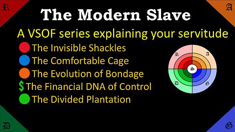 🔵🟢🔴🟠The Modern Slave. #1. A VSOF series regarding your servitude.
