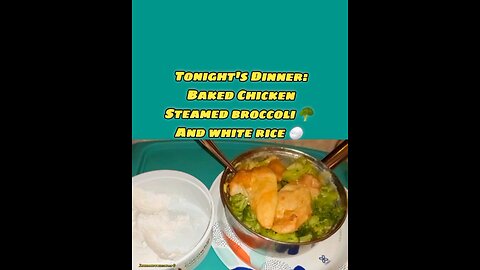ASMR|||•Mukbang•Eating show• Baked Chicken & Broccoli 🥦• What's for dinner• Come and Eat with us!