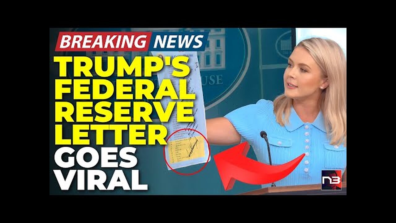 Breaking: White House Just Showed This Chart & What Trump Wrote to Fed Chair Is Savage
