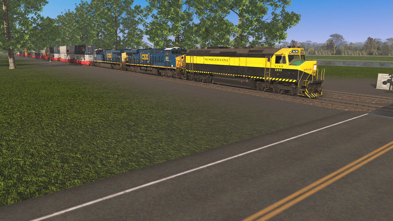 Trainz Plus Railfanning: CSX Detours on the NYSW!