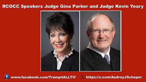 RCOCC Speakers Judge Gina Parker and Judge Kevin Yeary