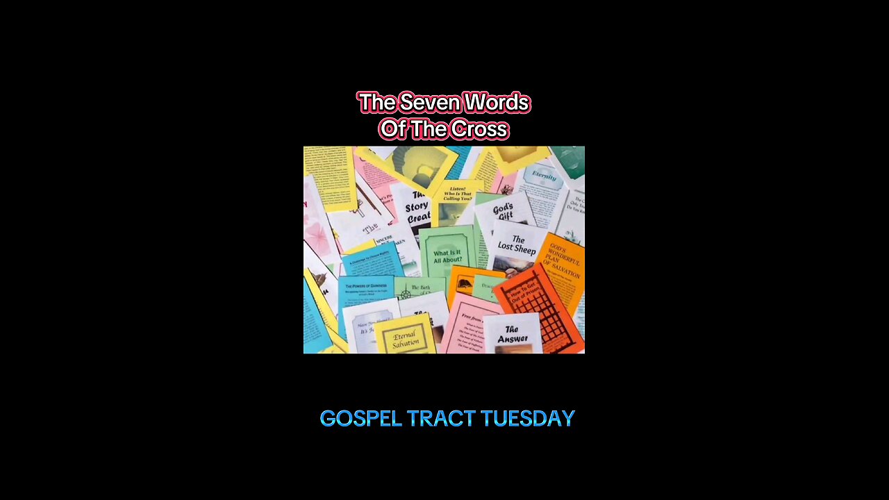 The Seven Words of the Cross