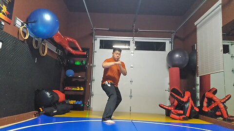 WTD 2 Step Kick Combination 180