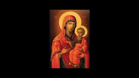 The miraculous painting of the icon of the Theotokos