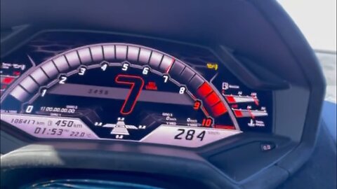 Lamborghini driver attempts to reach 300km/h in race against time