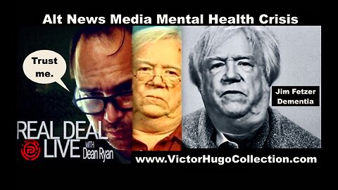 Real Deal Media Meth Head Dean Ryan Fuels Dementia Jim Fetzer Batumi Green Screen Conspiracy Theory