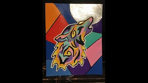 In the Studio: Wolf Line Pour Art
