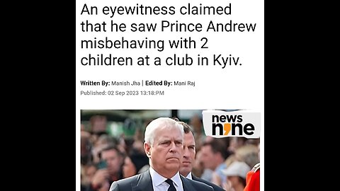 Alleged Eye witness👀 James Obasi claims he saw Prince Andrew touched 2 naked children inappropriately