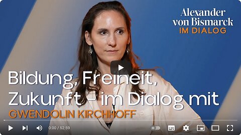 Philosophie & Zukunft: Gwendolin Kirchhoff im Gespräch mit Alexander von Bismarck 20.o8.2025