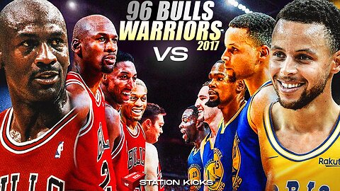 1996 CHICAGO BULLS VS 2017 WARRIORS - Who Wins Here? 