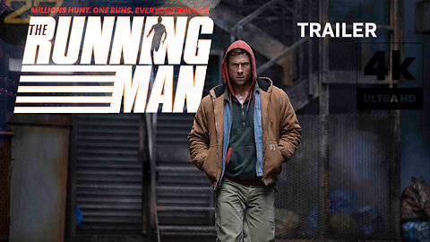 The Running Man (2025) Official 4K Trailer | Edgar Wright’s Dystopian Thriller