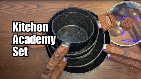 Kitchen Academy Induction Cookware Set Unboxing