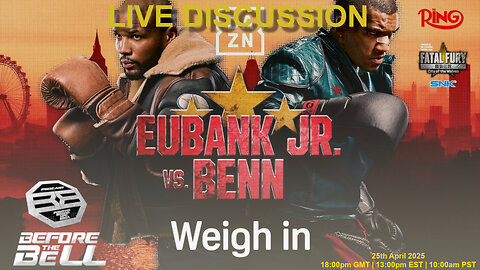 Chris Eubank Jr vs Conor Benn: Weigh In | LIVE COMMENTARY