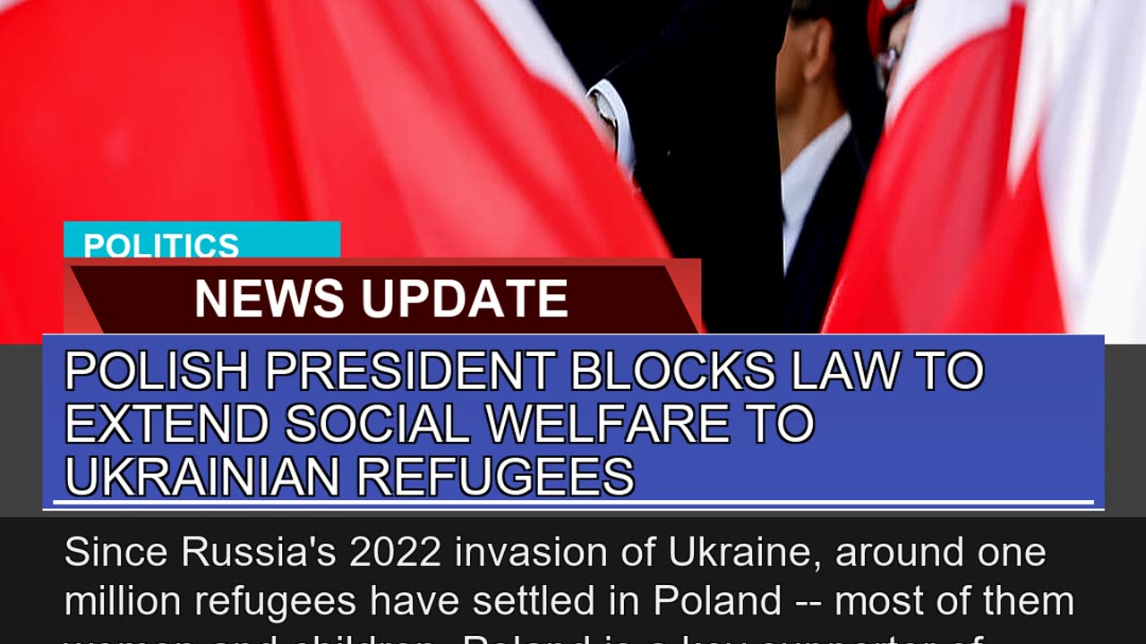 Polish President Blocks Law to Extend Social Welfa