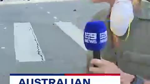 Australian reporter shot with rubber bullet in LA 9 News Australia