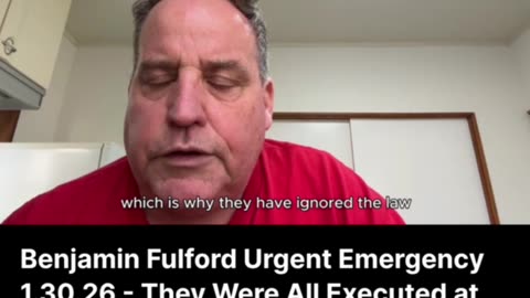 Benjamin Fulford last update on January 30, 2026