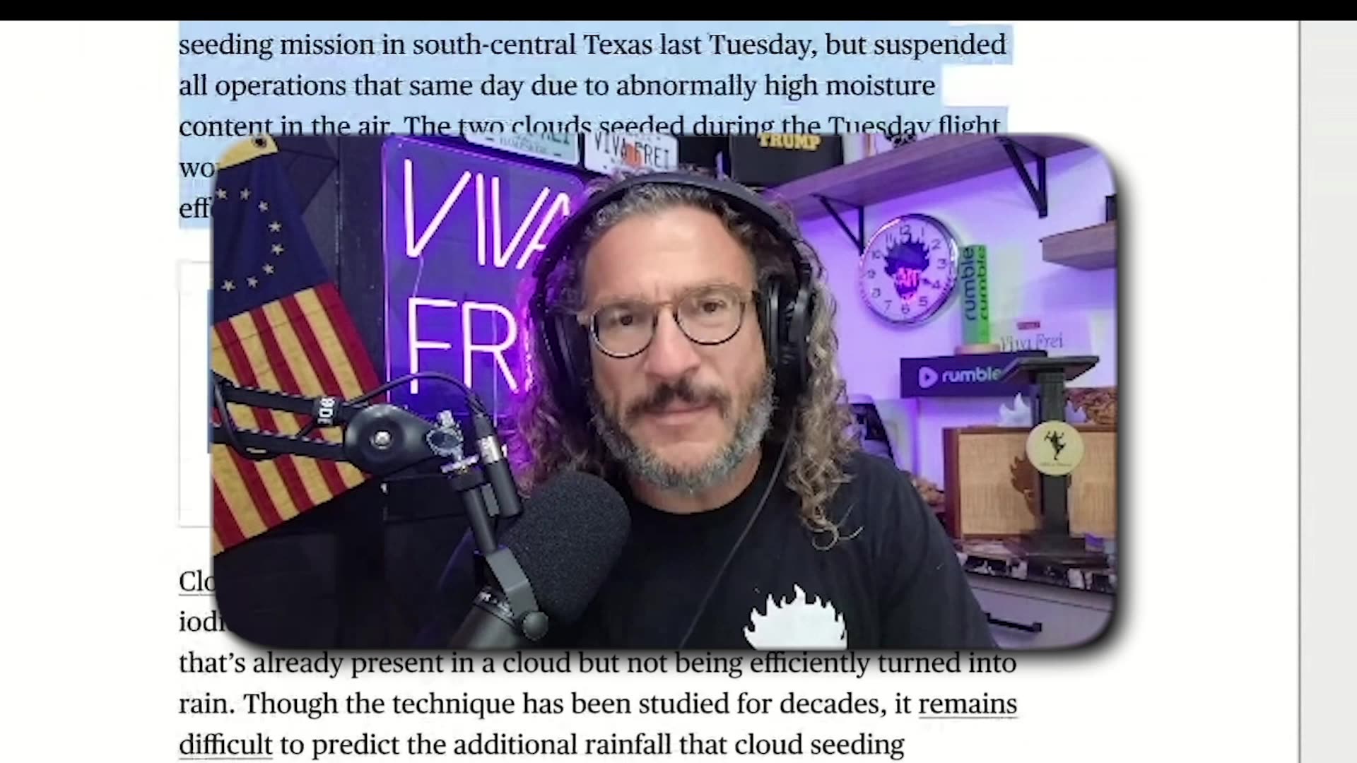 DID THEY MAKE IT RAIN? 😱 Texas Floods Spark Cloud Seeding Conspiracy!
