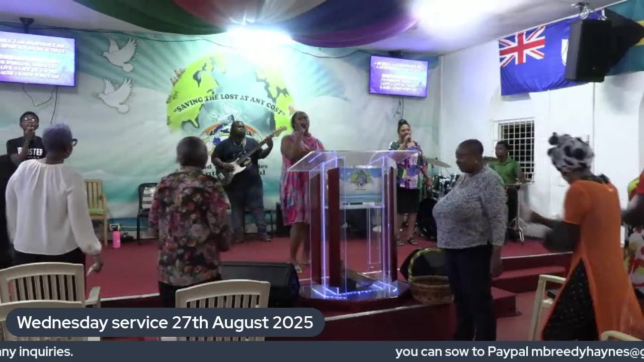 Wednesday service 27th August 2025