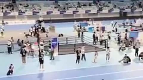 Chinese Robot takes out human in The first “World Humaniod Robot Games”!!