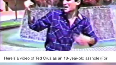 36 years ago, an 18-year old aspiring Ted Cruz set out his goals in life: