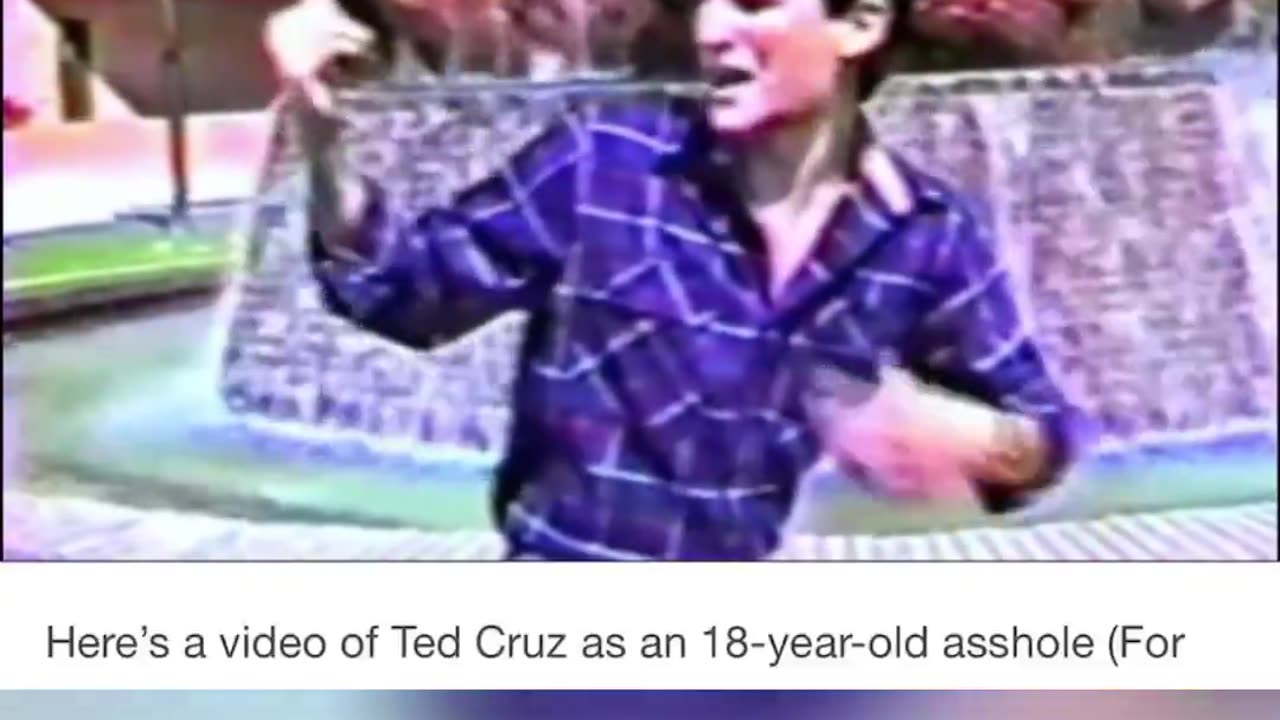 36 years ago, an 18-year old aspiring Ted Cruz set out his goals in life: