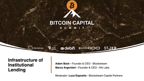 Infrastructure of Institutional Lending | Plan ₿ Week