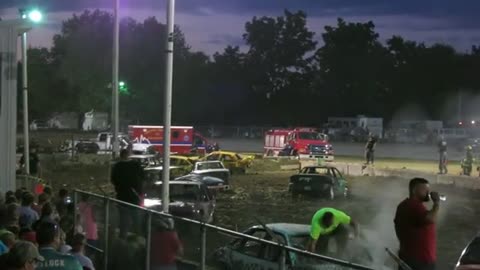 JULY 9 2016 Clinton County Demolition Derby Pt 3