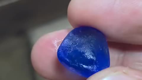 "Beautiful Blue Sapphire Before Cutting 💙✨"