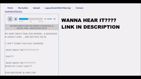 MY RANT ABOUT BACKPAGE , WOMEN JEWS, FACEBOOK, OMEGLE, ETC...