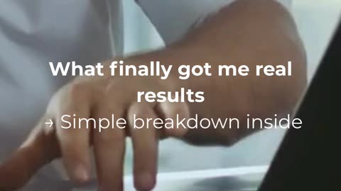 What Finally Got Me Real Results