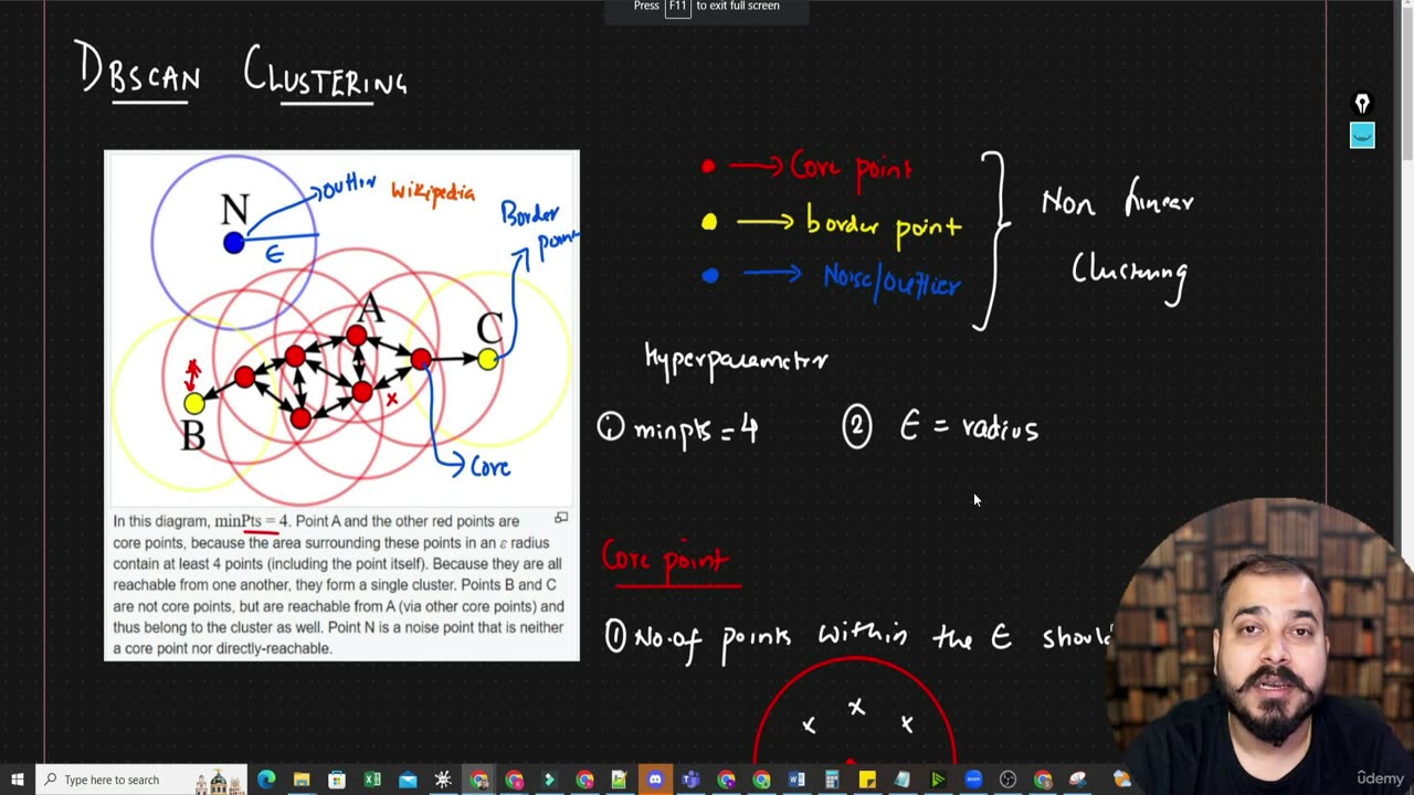 42.2 DBSCAN Clustering Anomaly Detection Krish Naik ML