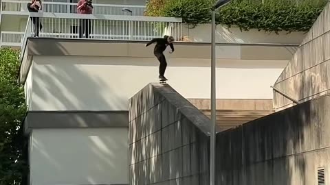😳🏙️ Hectic Spot! Did He Survive This Sketchy Line? | SkateNation