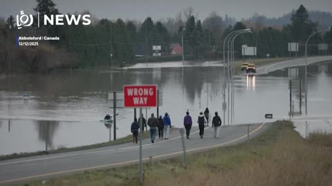 Canada floods submerge highways and residential areas