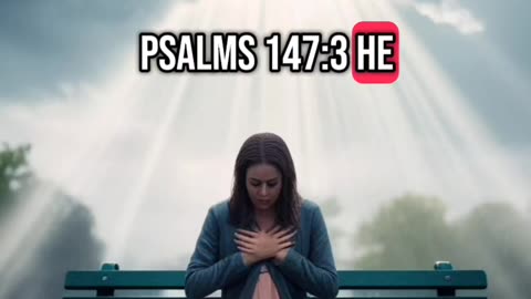 Psalm 147:3 – A Message for the Wounded Heart 🕊️