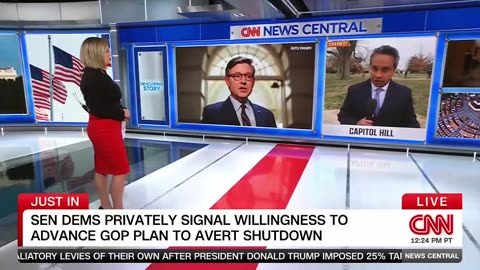 Senate Dems Signal Support for GOP Stop-Gap Plan After Closed-Door Lunch