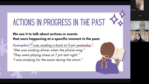 Past continuous Class (8)