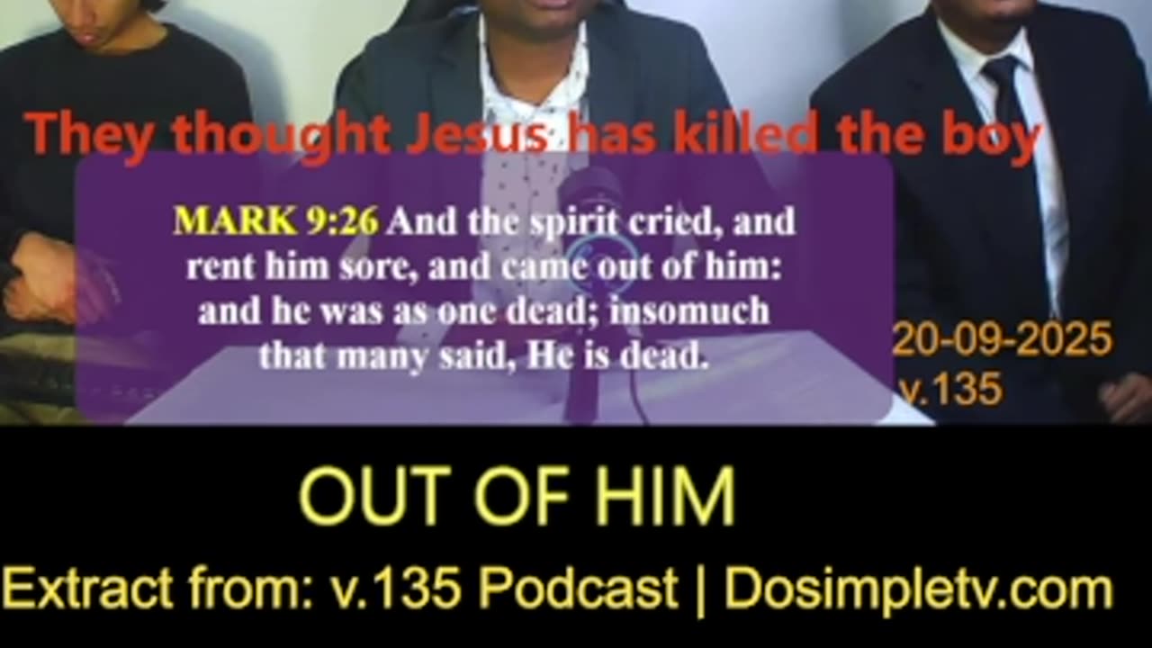 They thought Jesus has killed the boy0.