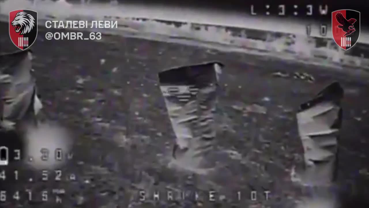 3 Russian Soldiers Wearing Chinese Thermal Potato Sacksto Cross Open Field