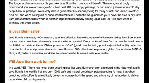 Best Java Burn Review - Java Burn #javaburnreview click link Discount given in description