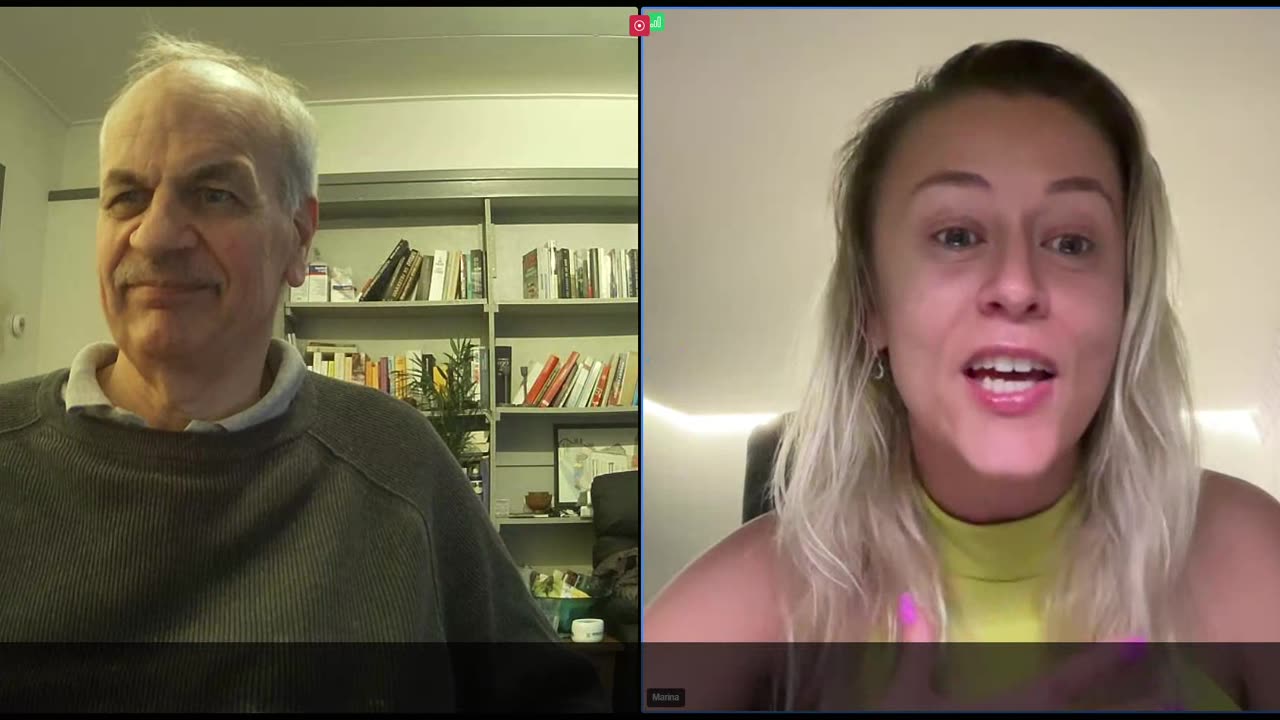Marina talks Ukrainian and i read subtitles translated in my language