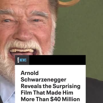 Arnold Schwarzenegger knows that money talks. He reveals which film earned him the most money
